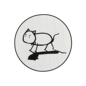 PonCat Arrives Silicone Coaster (4 pc)